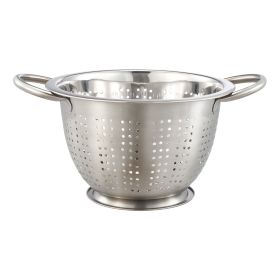 SS 5QT Multi-Use Colander for Straining, Draining & Rinsing Pasta, Fruits or Vegetables