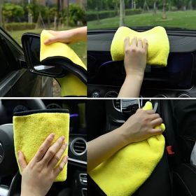 "Eco-Friendly Microfiber Cleaning Cloth - Replaces Paper Towels - Perfect for Cars, Floors, Stainless Steel" (Items: 5pc set 11.81inch*11.81inch)